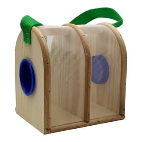 Backyard Essentials Bug Box Carrier Science Outdoor Toys for Kids Wooden