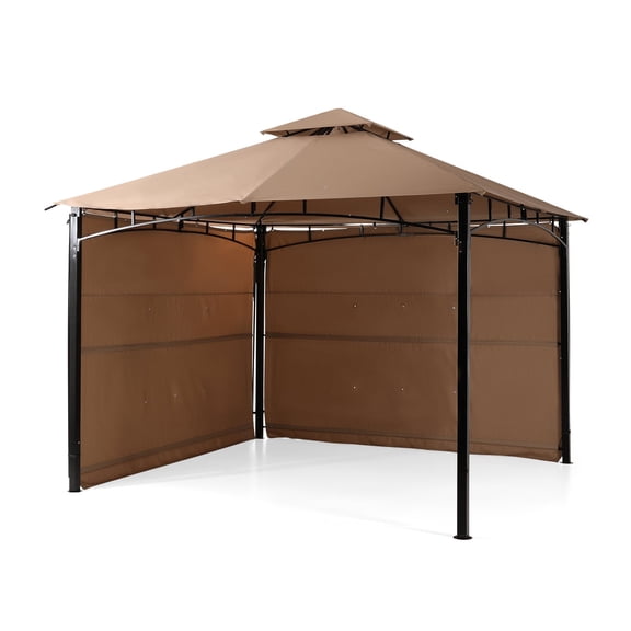 Backyard Expressions 10' x 10' Gazebo with Two Extending Side Panels