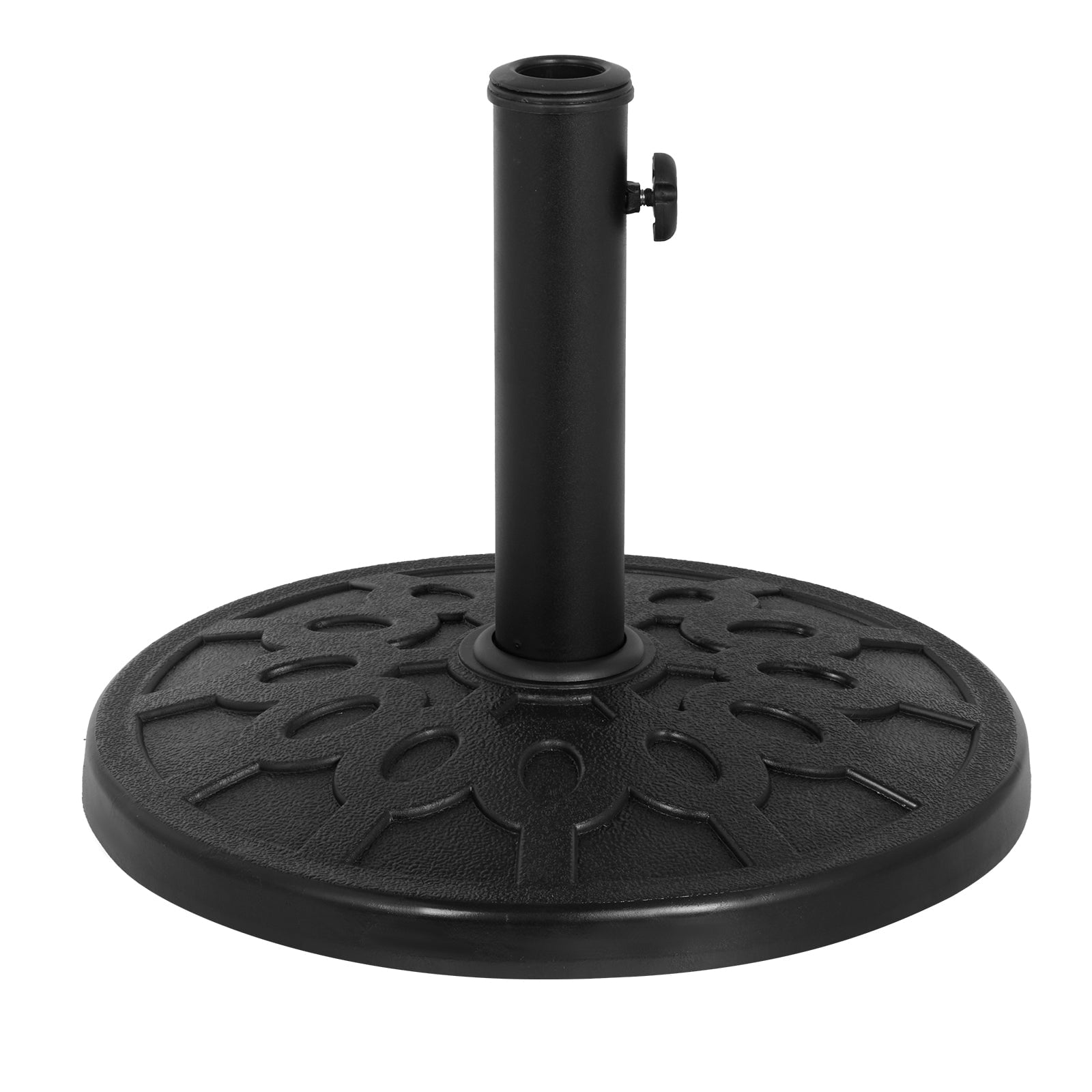 Backyard Expressions 20 Lb Umbrella Stand, Patio Umbrella Base, 16.5 in Diameter