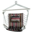 thumbnail image 1 of Backyard Expressions Hanging Hammock Chair - Spice Stripes - Polyester/Cotton, 1 of 6