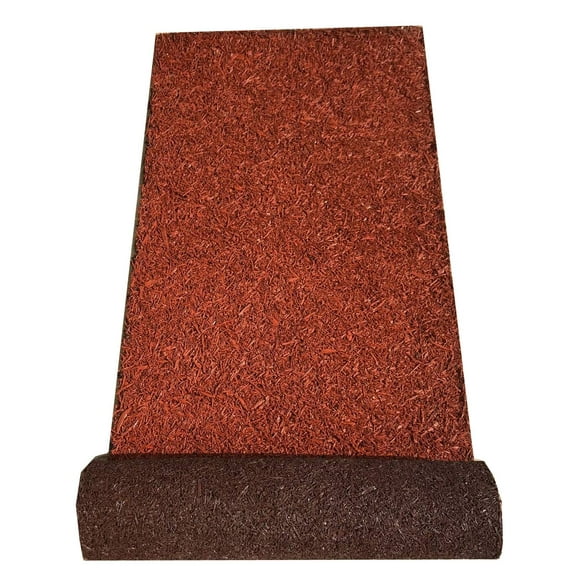 Backyard Expressions Reversible Rubber Mulch Pathway, 72" x 24" x 2/3" , Brown or Red