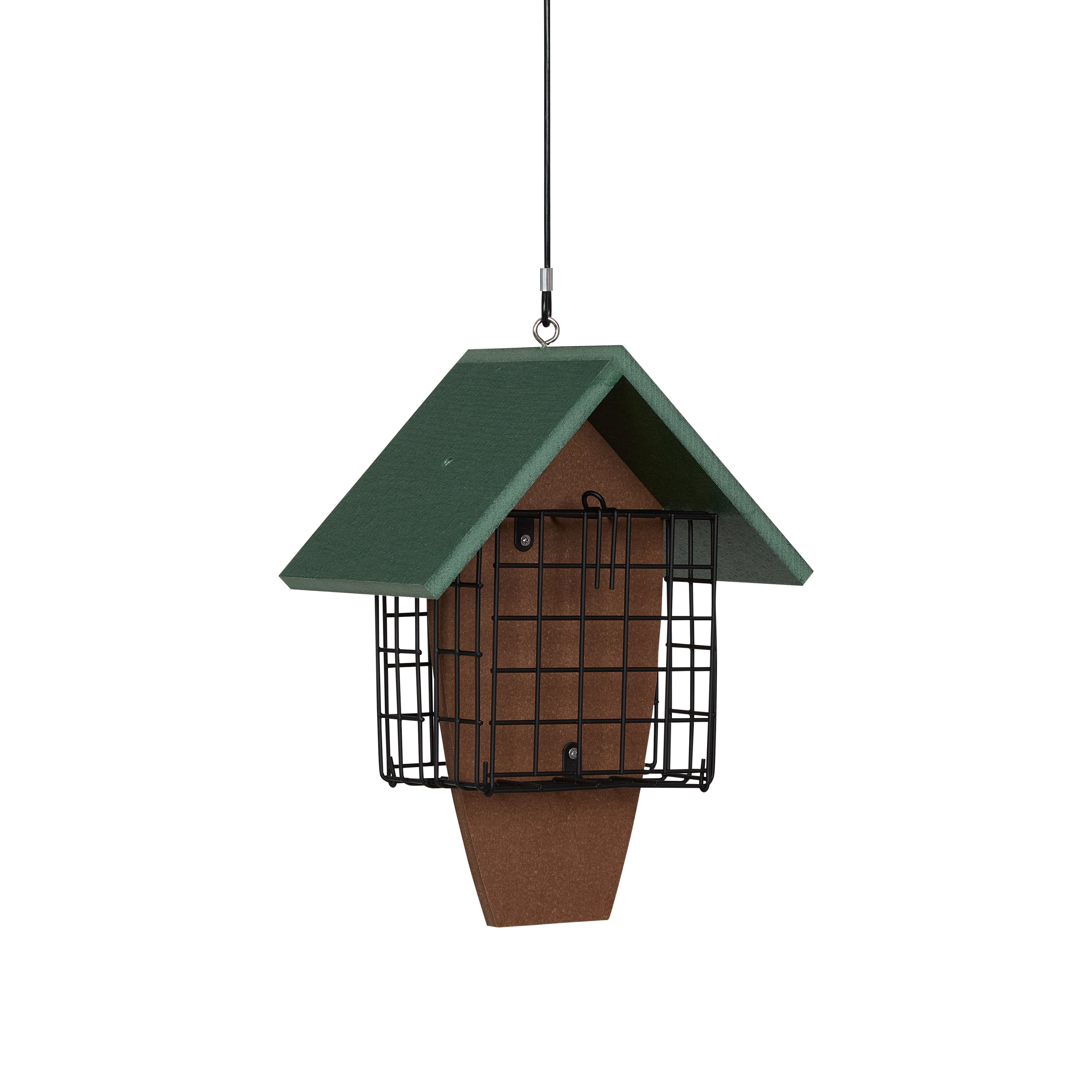 Backyard Expressions SAWTOOTH Plastic Lumber Bird Feeder w/ Suet Cages