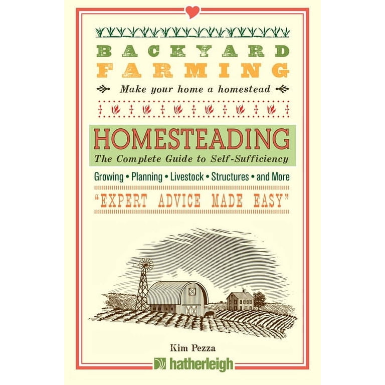 The Self-Sufficient Backyard Book By Ron & Johanna Melchiore - 266 Page Guide To Homesteading & Independent Living