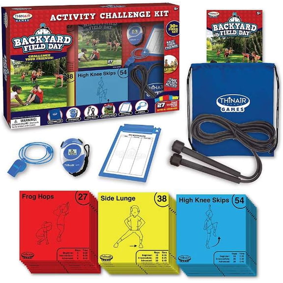 Backyard Field Day Activity Challenge Kit