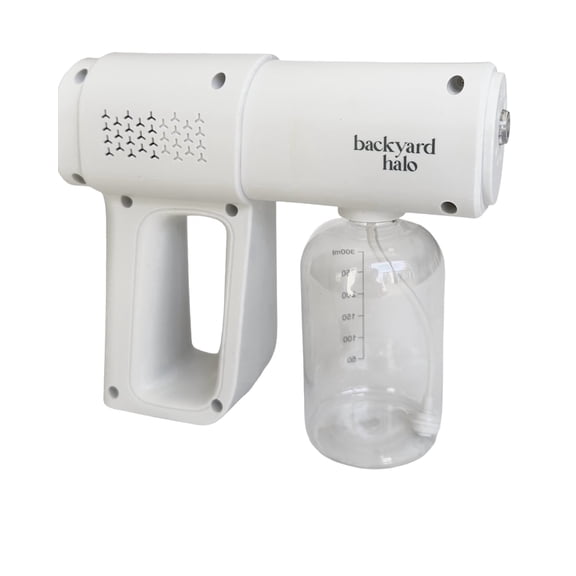 Backyard Halo K5 Pro Rechargeable Nano Sprayer Fogger  12.8 oz (380 ml) Refillable Bottle, USB Rechargeable, 3-Speed Adjustable Mist Sprayer