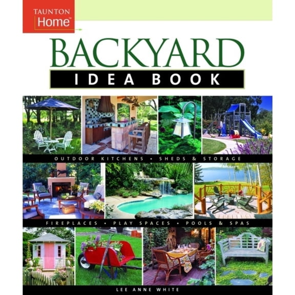 Pre-Owned Backyard Idea Book : Outdoor Kitchens, Sheds & Storage, Fireplaces, Play Spaces, Pools & Spas (Paperback)