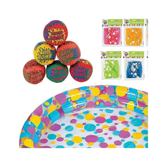 Backyard Pool Boredom Buster Kit, Toys, Party Supplies, 34 Pieces