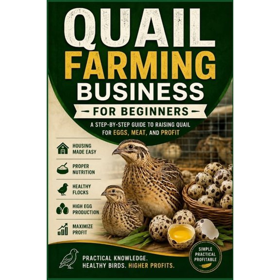 Backyard Quail Mastery Quail Farming Business for Beginners: A Practical Step-by-Step Guide to Starting, Managing, Marketing, and Growing a Pro, (Paperback)