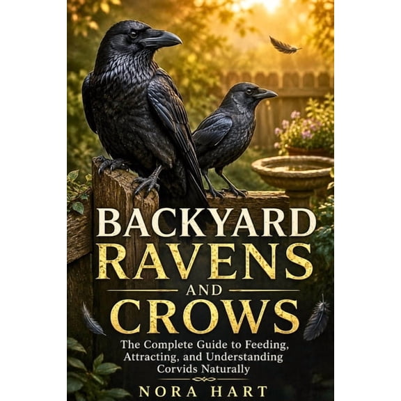 Backyard Ravens and Crows: The Complete Guide to Feeding, Attracting, and Understanding Corvids Naturally, (Paperback)