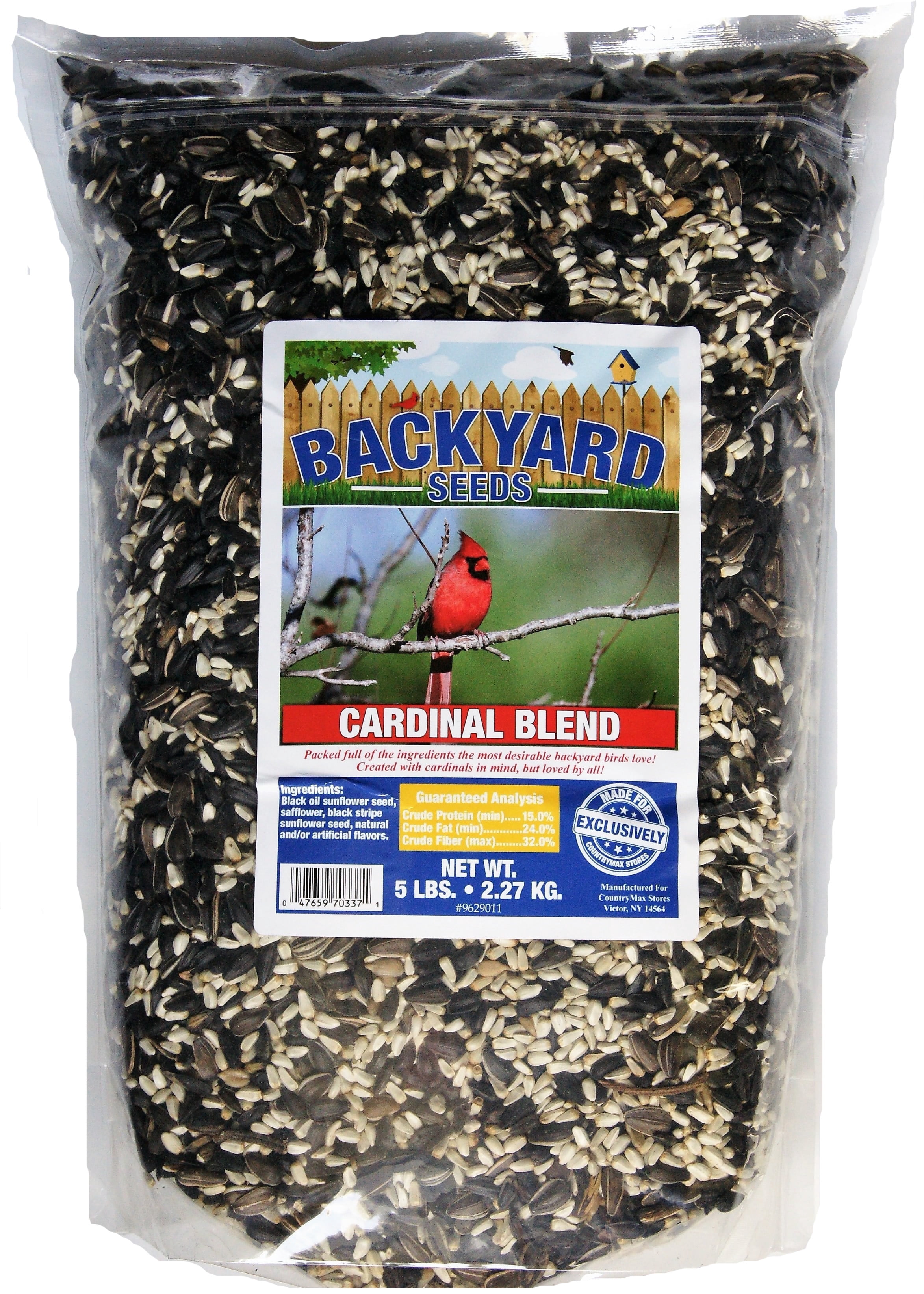 Backyard Seeds Cardinal Frenzy Bird Seed 5 Pounds
