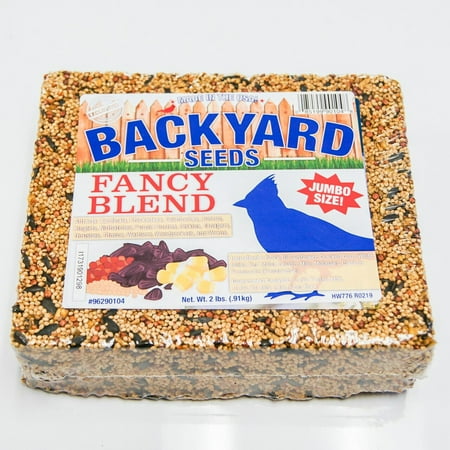 Backyard Seeds Fancy Blend Seed Cake, 2Lb