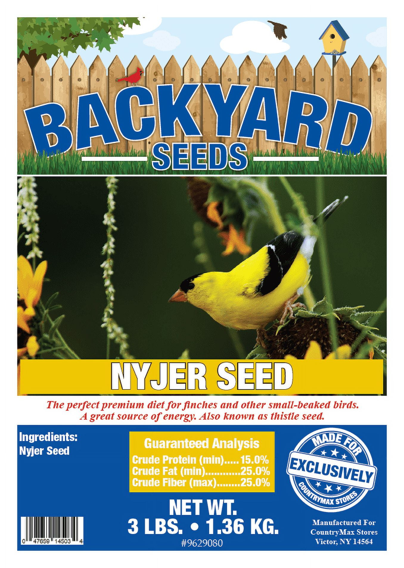 Backyard Seeds Nyjer Seed 3 Pounds