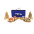 thumbnail image 1 of Backyard Set - Lawn Game for Summertime Fun, Reunions, Camping, Parties, BBQs, Picnics & Beach Days – All Wood Outdoor Yard Game Combining Horseshoes, Bocce Ball & Bowling, 1 of 7