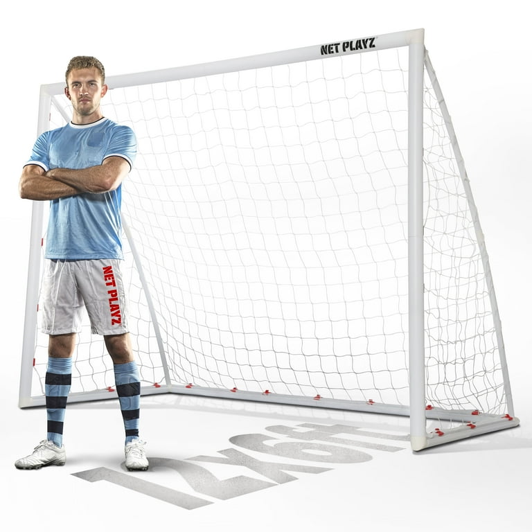 Backyard Soccer Goal Soccer Net 12x6ft Fast Set Up Weatherproof