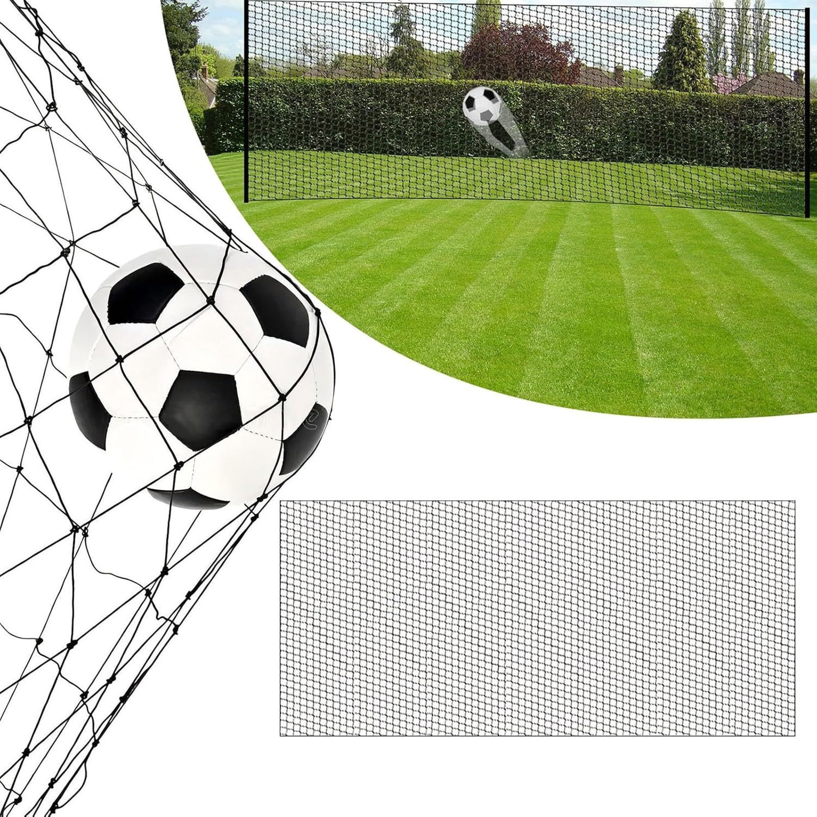 Backyard Soccer Net, Garden Mesh Netting, Soccer Ball Barrier, Sports ...