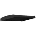 thumbnail image 1 of Backyard Swing Canopy Cover Waterproof Swing Canopy Replacement Top Outdoor Swing Chair Cover with Side Holes Straight Edge Sun Block Swing Canopy for Patio Garden Outdoor Black (1Pcs), 1 of 2