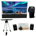 thumbnail image 1 of Backyard Theater Systems  8' Projection Screen with Mini HD Projector and Sound Kit, 1 of 7