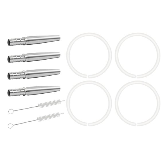 Backyard Tree Tapping Set for Maple Sap, Stainless Steel Spiles with Hose-Ready Manual Design for Spring Use Outdoors