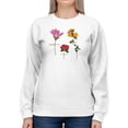 thumbnail image 1 of Backyard Variety I. Sweatshirt Women -Annie Warren Designs, Female 5X-Large, 1 of 4