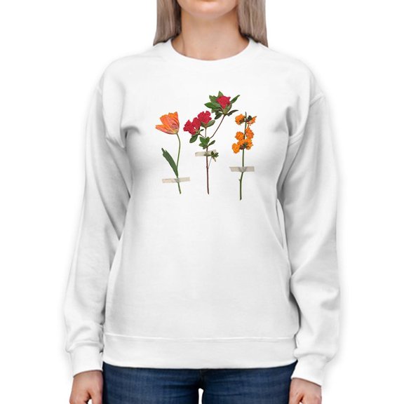 Backyard Variety Ii. Sweatshirt Women -Annie Warren Designs, Female Medium