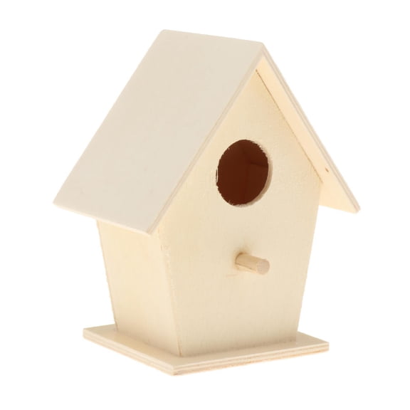 Backyard Wooden Bird House Nest for Finch Wren Robin Hummingbird