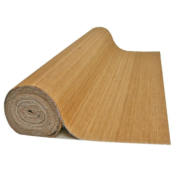 Backyard X-Scapes 4' H x 50' L Carbonized Tatami Bamboo Wall Paneling