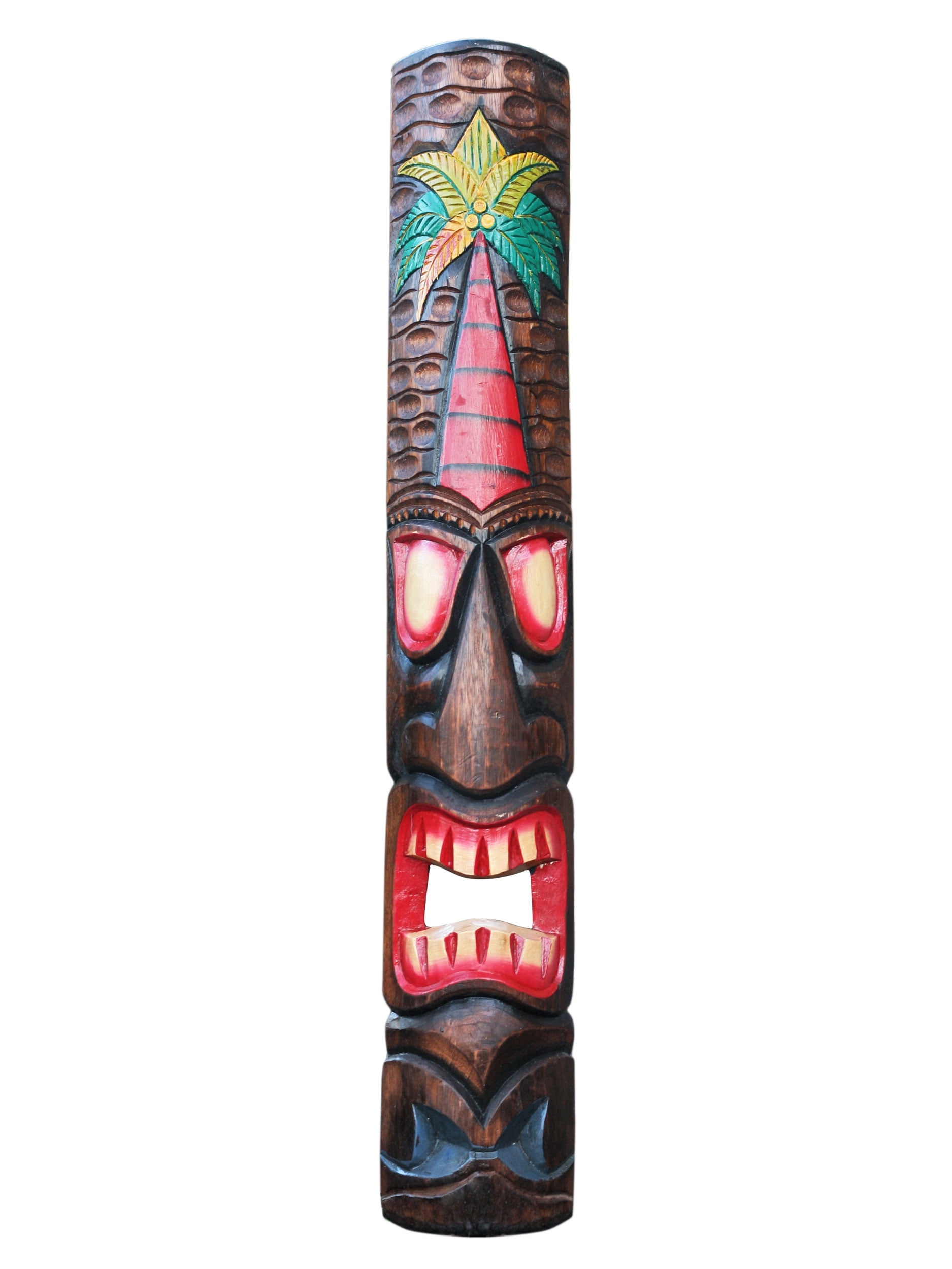 Backyard X-Scapes 40in Tiki Mask Hibiscus Polynesian Garden Yard