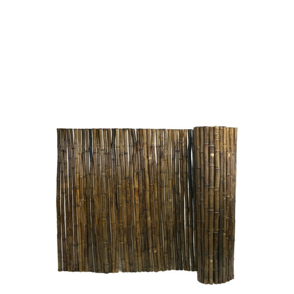 Backyard X-Scapes Bamboo Fence Panel, Caramel Brown, 3' H x 8' L