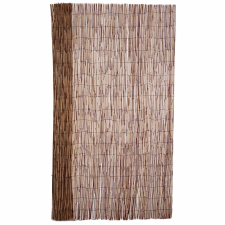 Backyard X-Scapes Coffee Reed Decorative Fence 6 ft H x 16 ft L (4-Pack)