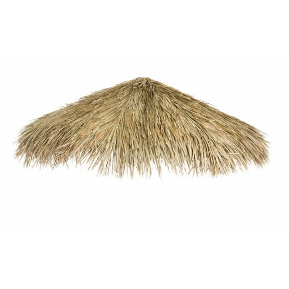 Backyard X-Scapes Mexican Palm Thatch Umbrella Cover, Natural, 9'