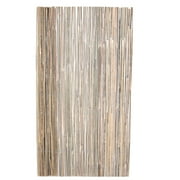 Backyard X-Scapes Natural Raw Split Bamboo Slat Fence 6 ft H x 6 ft L 2-Pack