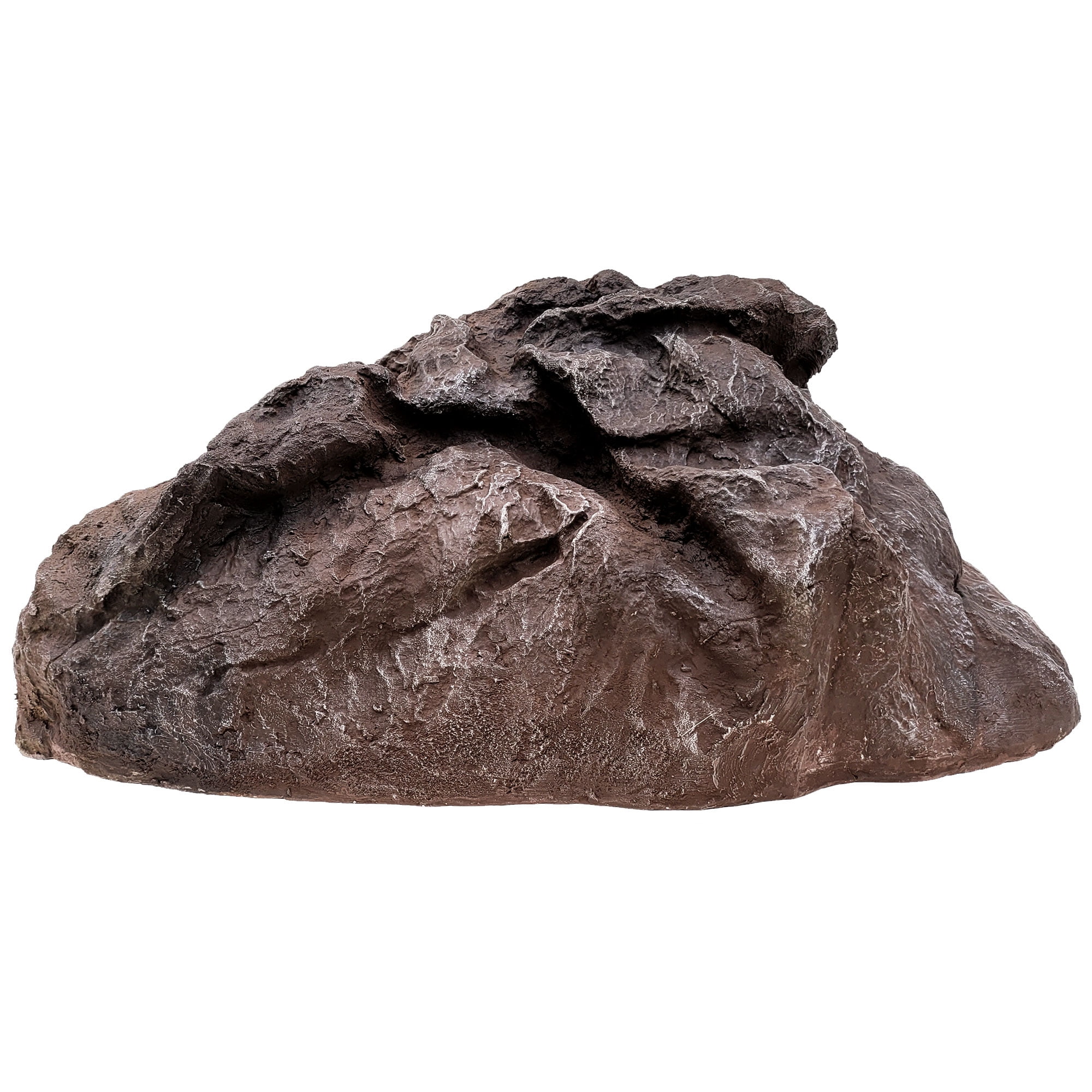 Medium River Brown Fiberglass Artificial Rock Cover for Landscaping