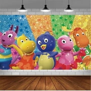 Backyardigans Background Banner Birthday Backdrop Party Supplies Taspestry Wall Decor Post Lover