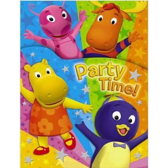 Backyardigans Invitations w/ Env. (8ct)