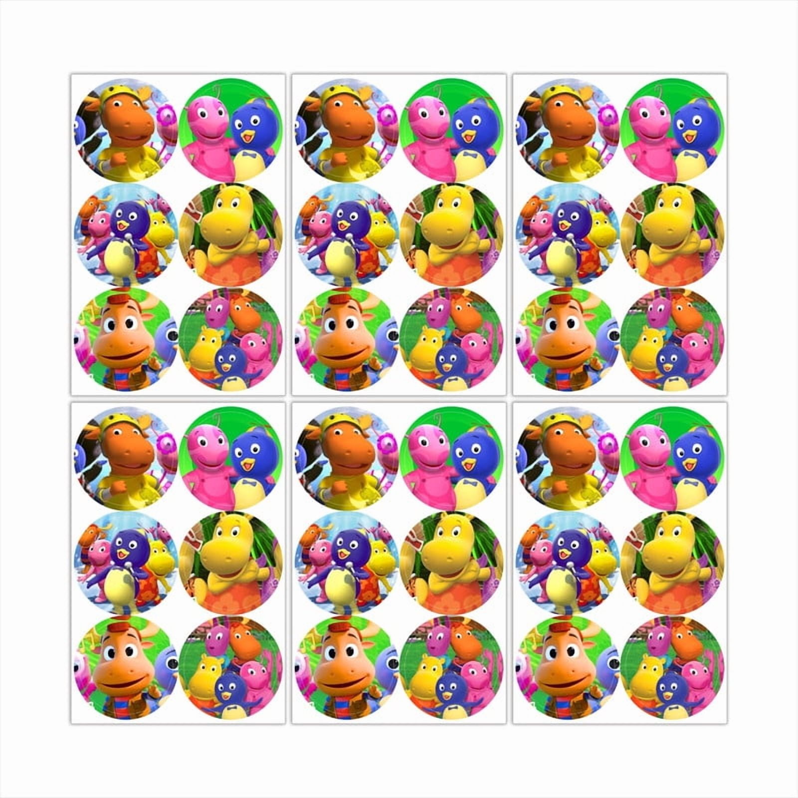 Backyardigans Stickers Labels Birthday Party Favors Thank You Themed ...
