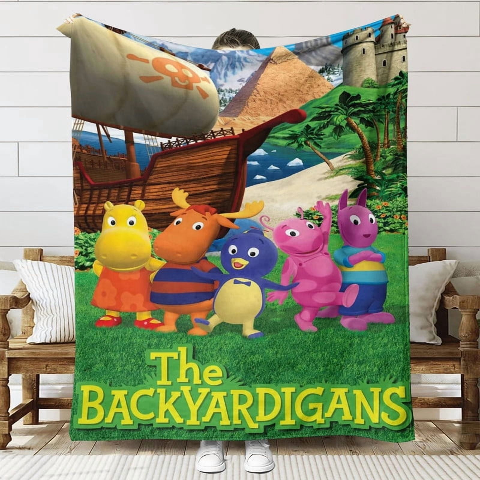 Backyardigans Throw Blanket Gifts for Fans Lover Girls Boys Women Present Hoodie Him Bed 30"x40"