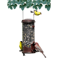 thumbnail image 1 of Backyards Essentials Tube Bird Feeder Petite Copper Metal Bird Seed Finch Feeder, 4 Cup Capacity, 1 of 8