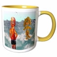 thumbnail image 1 of 3drose, Bacon and Cheddar Cheese at the Ocean, 15oz Two-tone Yellow Mug, 1 of 6