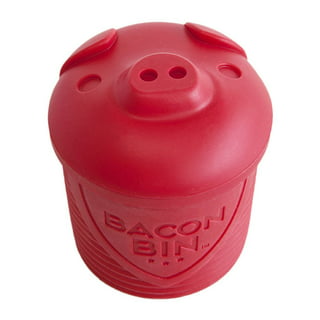 400ML/13.5OZ Bacon Grease Container with Strainer, Silicone Freeze