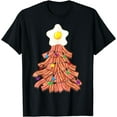 thumbnail image 1 of Bacon Christmas Tree Egg Top Shirt | Funny Pork Lover Gift T-Shirt, 1 of 2
