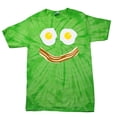 thumbnail image 1 of Bacon & Eggs Smiley Face Short Sleeve T-shirt-Limetiedye-Medium, 1 of 1