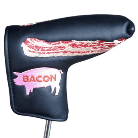Bacon Embroidered Putter Cover by ReadyGOLF - Blade