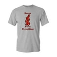 thumbnail image 1 of Bacon Fixes Everything Adult DT T-Shirts Tee, 1 of 2
