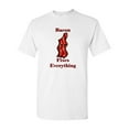 thumbnail image 1 of Bacon Fixes Everything Adult DT T-Shirts Tee, 1 of 2