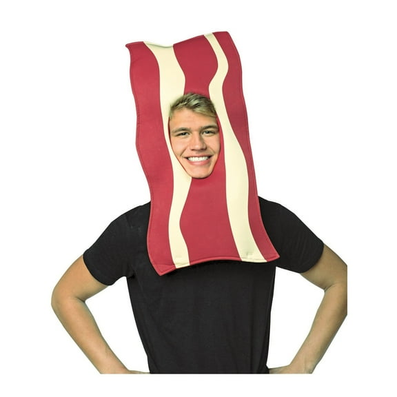 Bacon Food Mask Halloween Costume Accessory