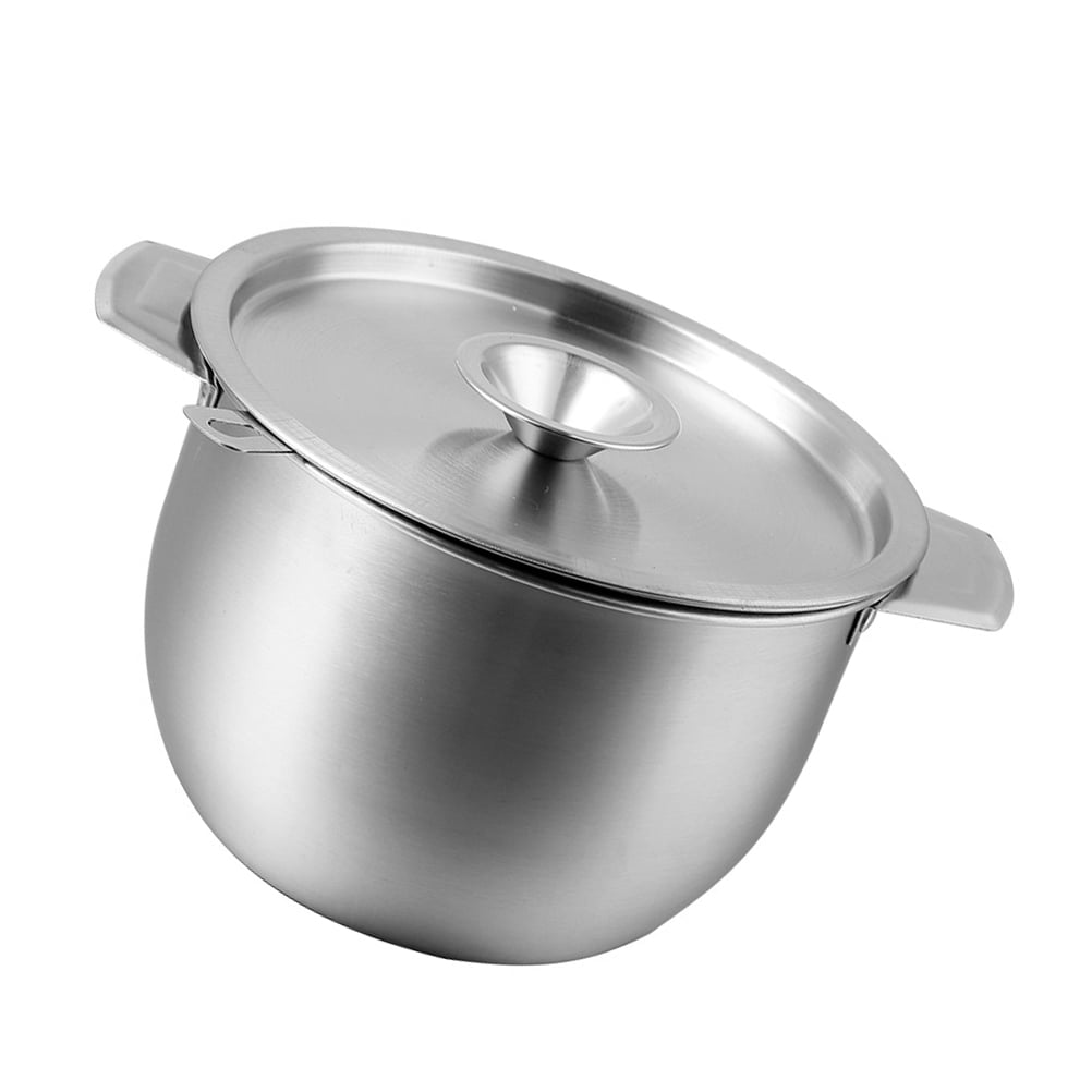 Bacon Grease Container 2. 8L Stainless Steel Cooking Oil Container with Handles Ghee Fat Keeper