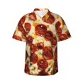 thumbnail image 1 of Bacon Hawaiian Shirts For Men, Summer Short-Sleeve Relaxed-Fit Button-Down Shirts 3x-Large, 1 of 1