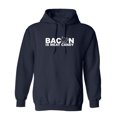 thumbnail image 1 of Bacon Is Meat Candy Sarcastic Novelty Gift Idea Adult Humor Funny Men's Hoodies, 1 of 1