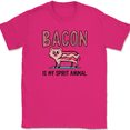 thumbnail image 1 of Bacon Is My Spirit Animal T-Shirt Funny Meat BBQ Grilling HP Wizard Humor Tee - Pink, 5XL, 1 of 1