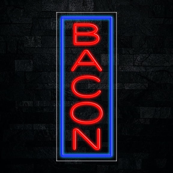 Bacon LED Neon Sign 12"L x 30"H #31517